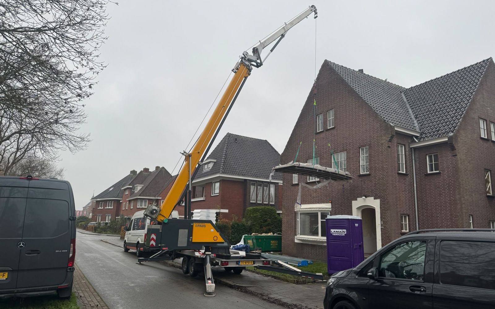 Hijswerk Nederland aan het werk
